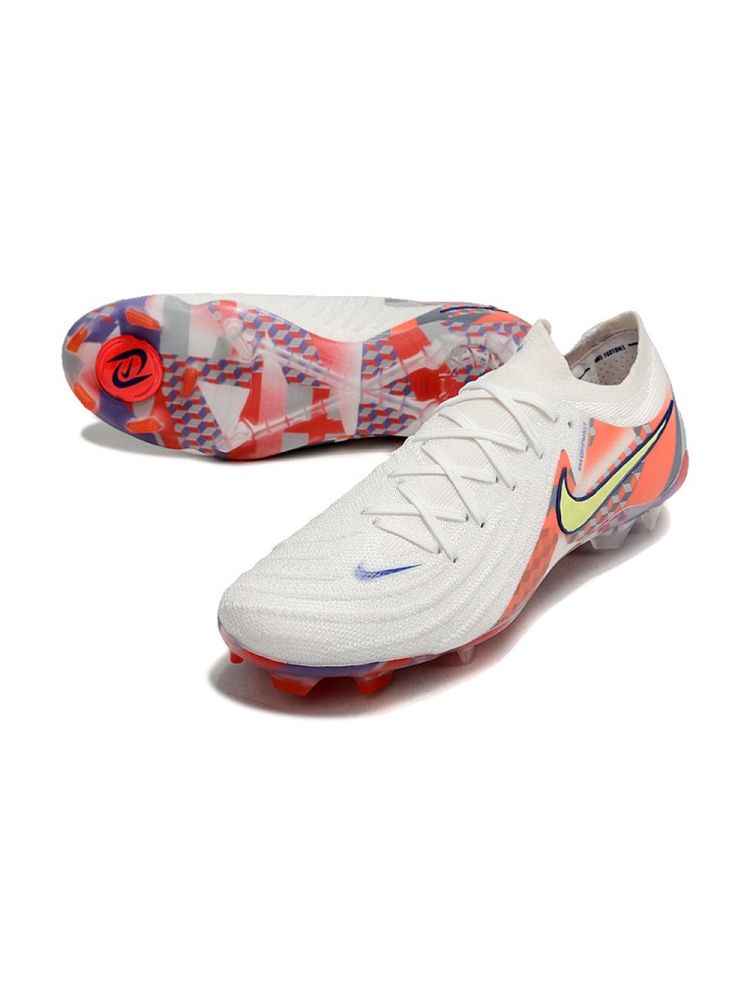 Nike Phantom GX II Elite FG Barna - White/Lite Zitron