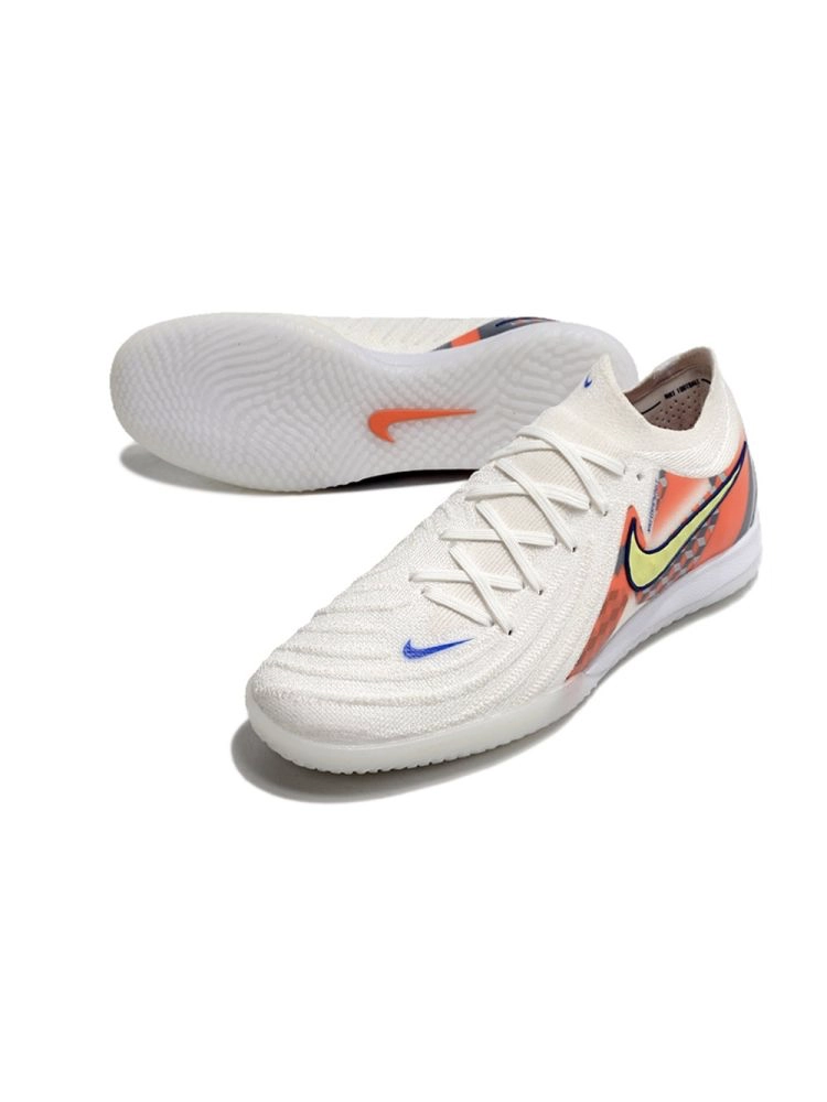 Nike Phantom GX II Elite IC Barna - White/Lite Zitron