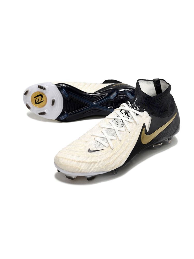 Nike Phantom Luna II Elite FG Mad Ready - White/Black/Metallic Gold Coin