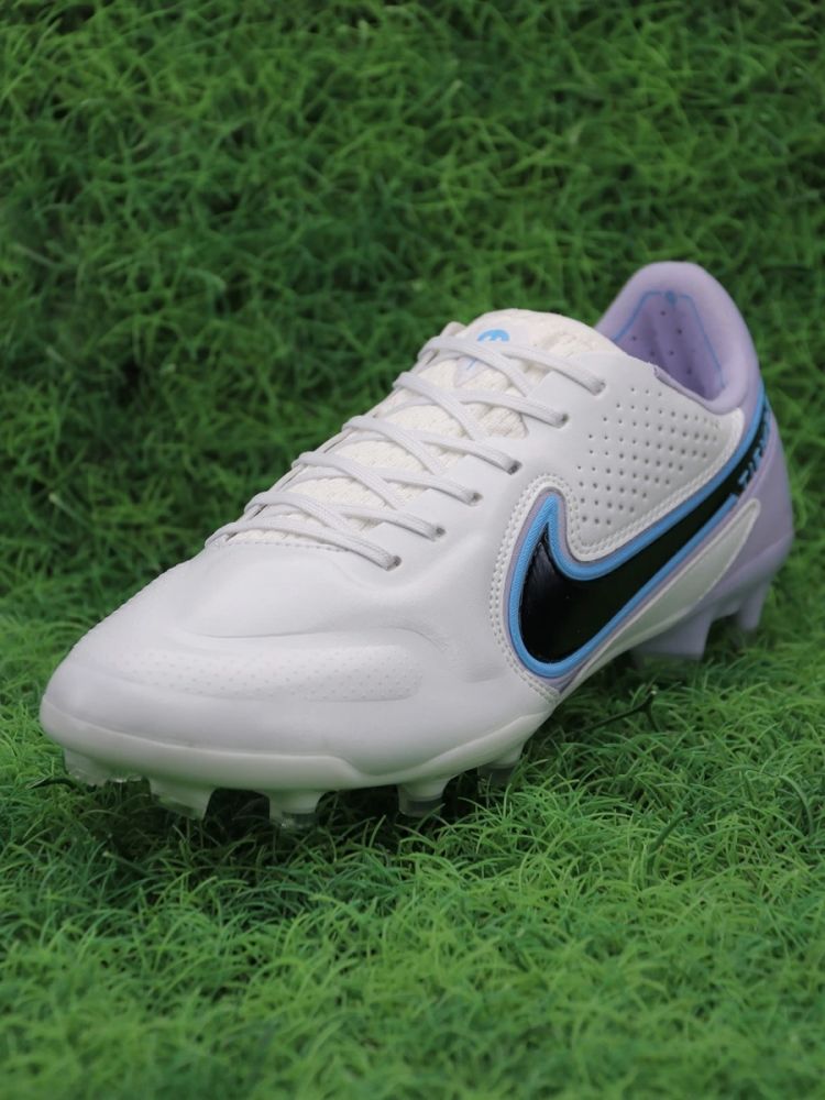Nike Tiempo Legend 9 Elite FG Blast - White/Black/Baltic Blue/Pink Blast