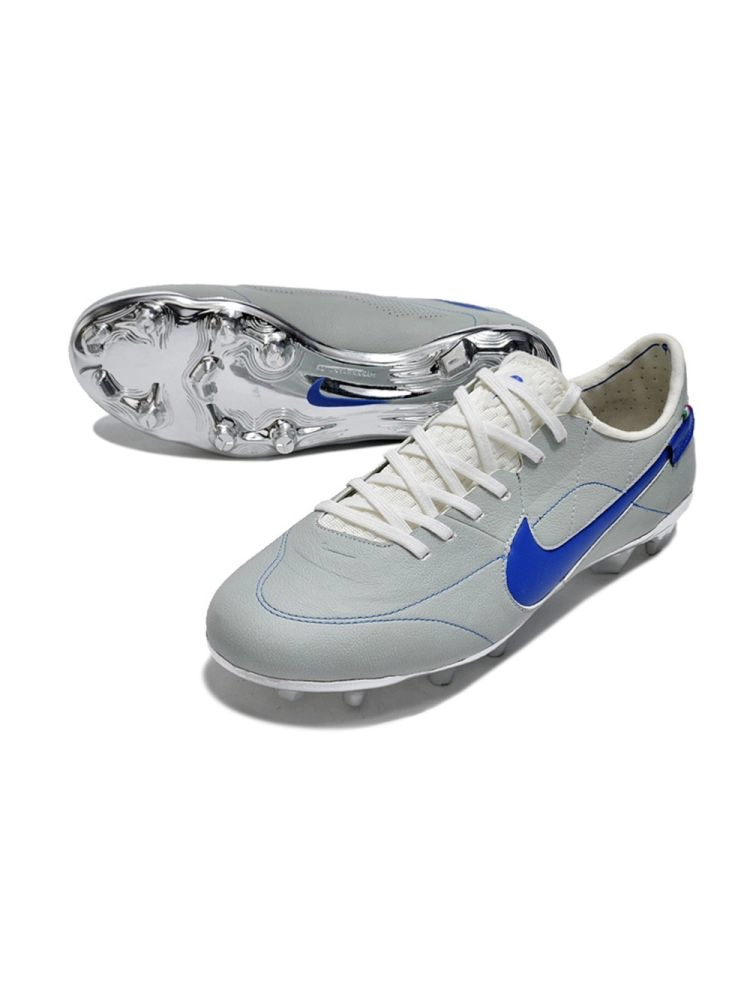 Nike Tiempo Legend 9 Elite FG Made in Italy - White/Game Royal/Metallic Silver