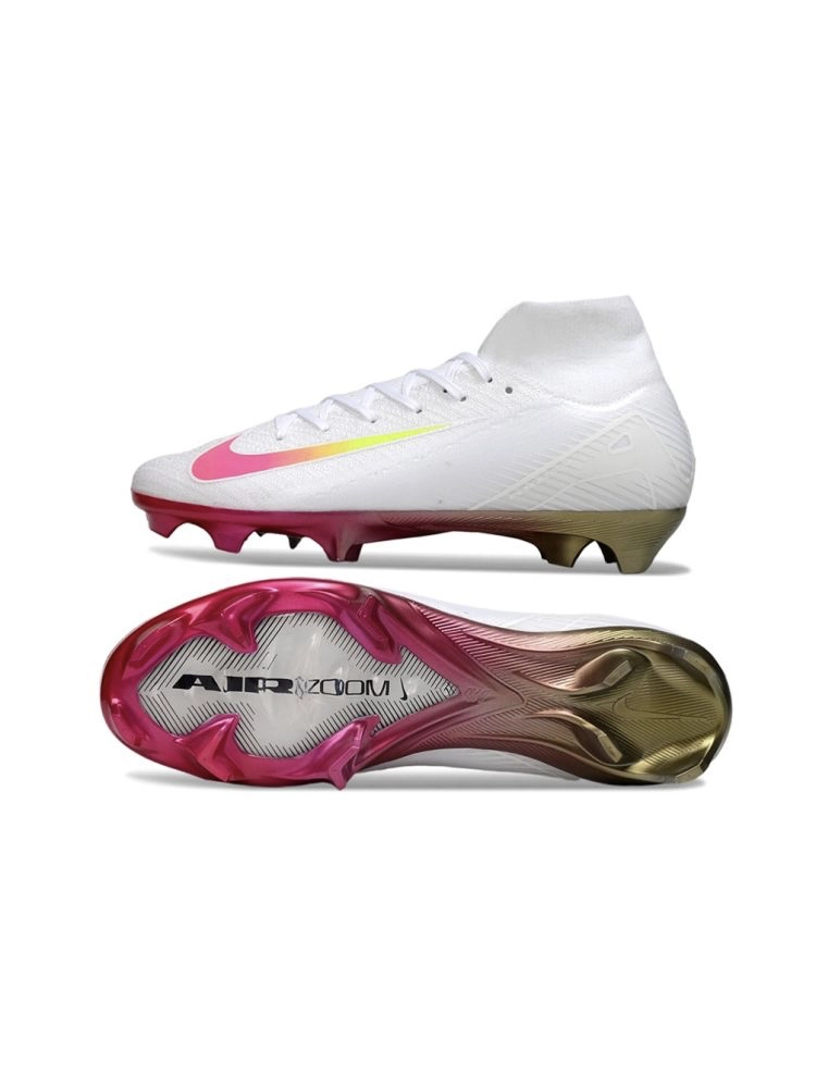 Nike Zoom Mercurial Superfly 10 Elite FG Fantasy Pink Gold White