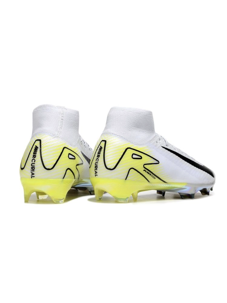 Nike Zoom Mercurial Superfly 10 Elite FG White Black Volt