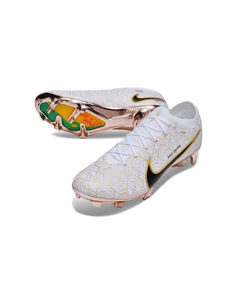 Nike Zoom Mercurial Vapor 15 Elite FG - United Golden - White/Metallic Gold/Black