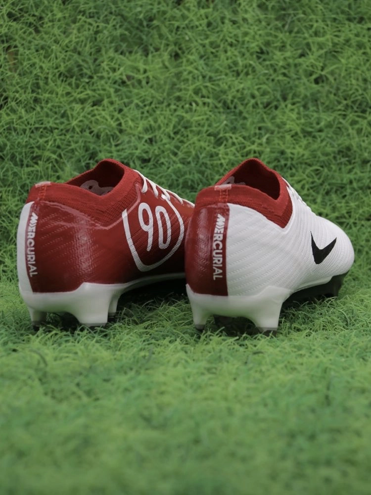 Nike Zoom Mercurial Vapor 15 Elite FG Total 90 Remark - White/Wine Red