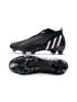 Adidas Predator Edge+ FG Football Boots Core Black White Vivid Red