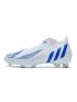 Adidas Predator Edge+ FG Football Boots White Hi-Res Blue
