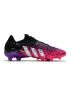 Adidas Predator Freak.1 Low FG Football Boots Core Black White Shock Pink