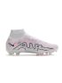 Nike Air Zoom Mercurial Superfly 9 Elite FG White Black Pink