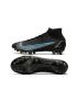 Nike Mercurial Superfly VIII Elite AG Boots Black Iron Grey University Blue