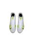 Nike Mercurial Superfly VIII Elite AG Boots White Black Metallic Silver Volt