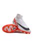 Nike Zoom Mercurial Superfly 9 Elite FG White Black Orange