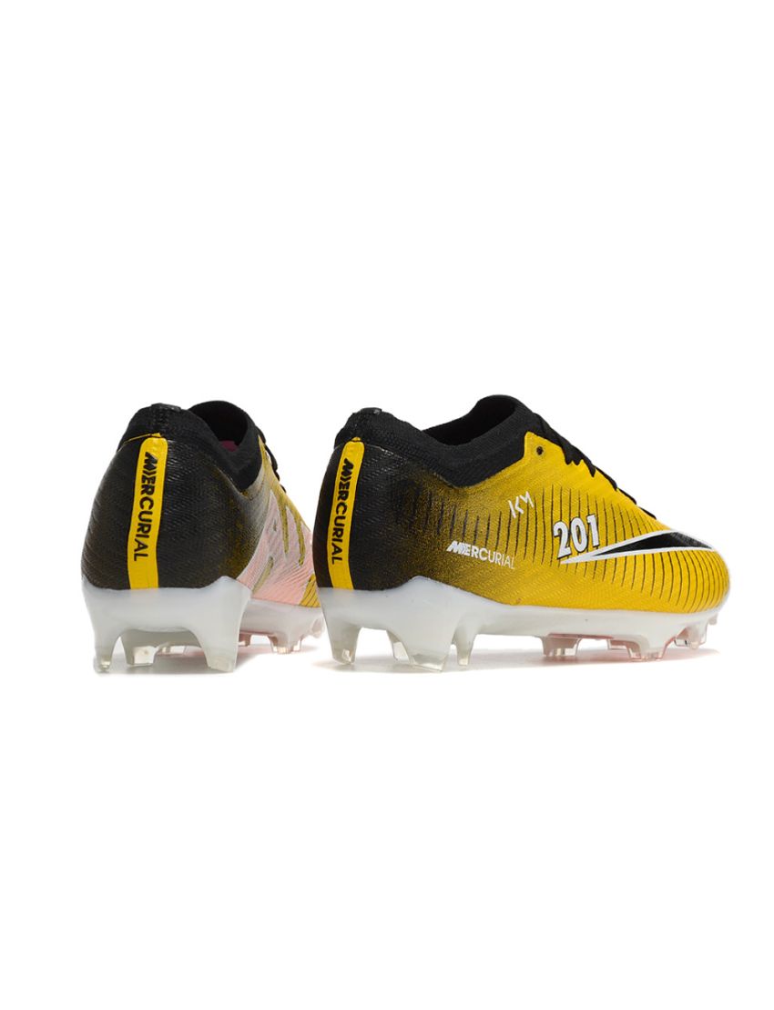 Nike Air Zoom Mercurial Vapor 15 Elite FG KM 201 Yellow Black
