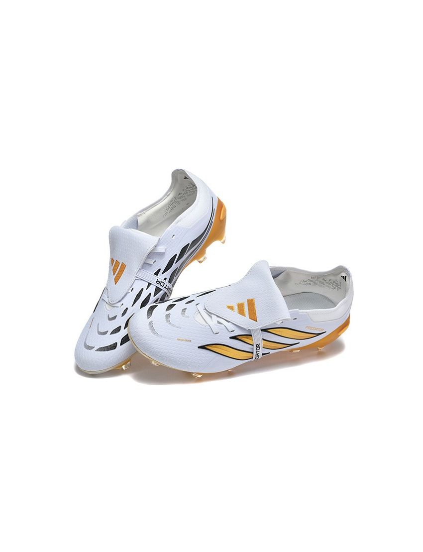 adidas 26 Predator Elite Tongue FG White Metallic Gold Black