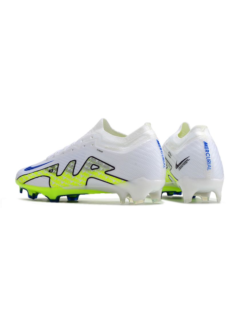 Nike Air Zoom Mercurial Vapor 15 Elite FG White Volt Blue