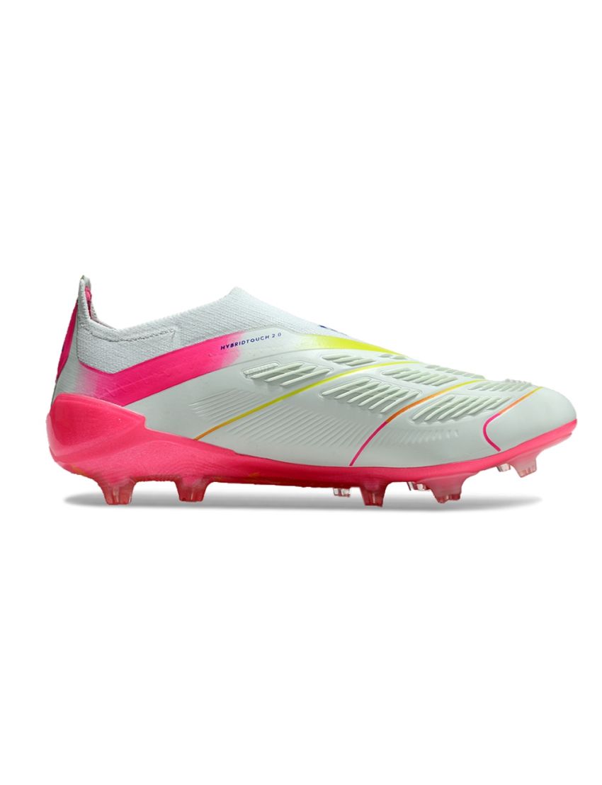 adidas Predator Elite Laceless FG Stellar Icon - Almost Blue/Lucid Pink/Semi Solar Yellow