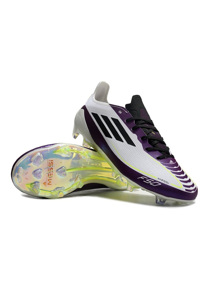 adidas F50 Messi Elite FG Triunfo Estelar - Footwear White/Core Black/Unity Purple