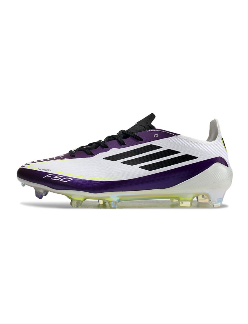 adidas F50 Messi Elite FG Triunfo Estelar - Footwear White/Core Black/Unity Purple