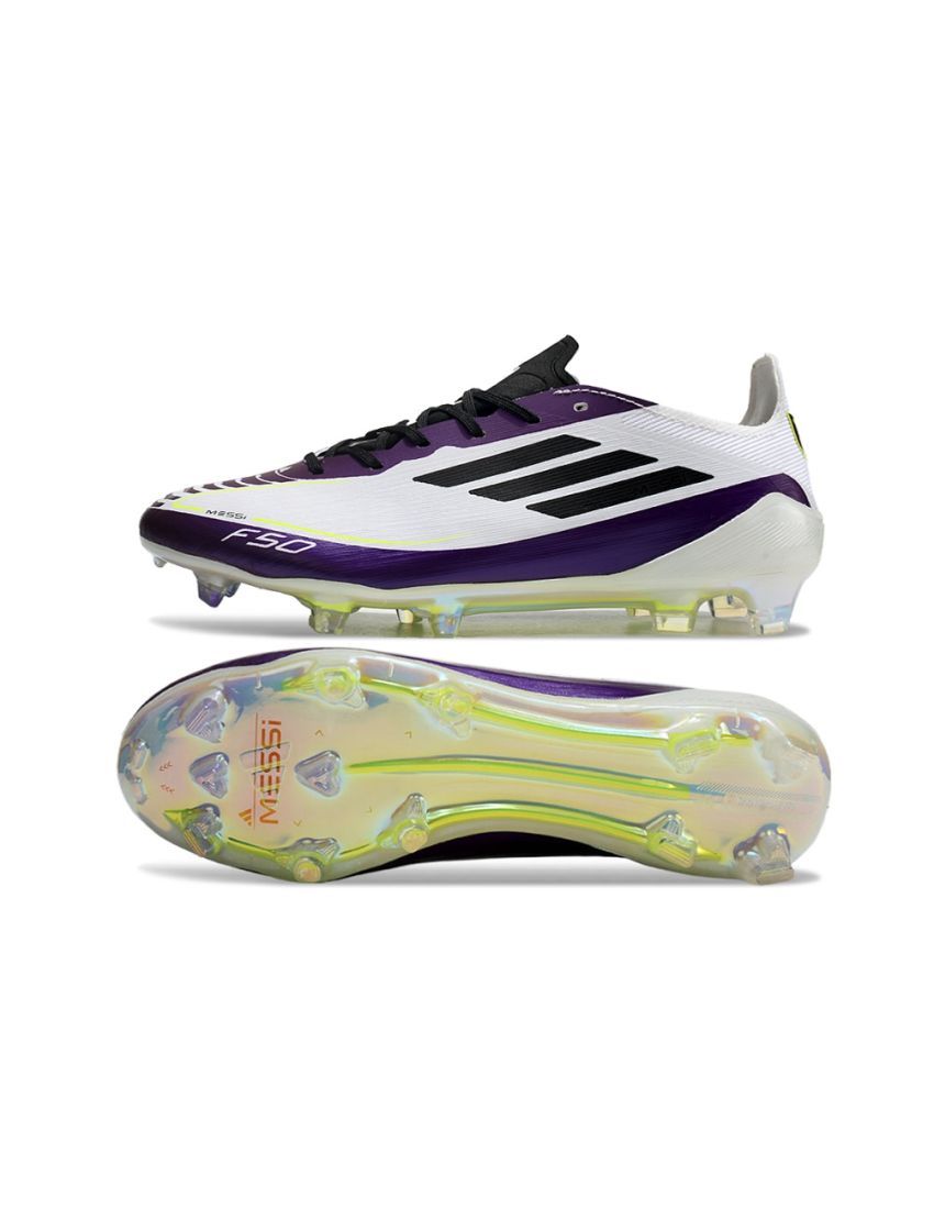 adidas F50 Messi Elite FG Triunfo Estelar - Footwear White/Core Black/Unity Purple