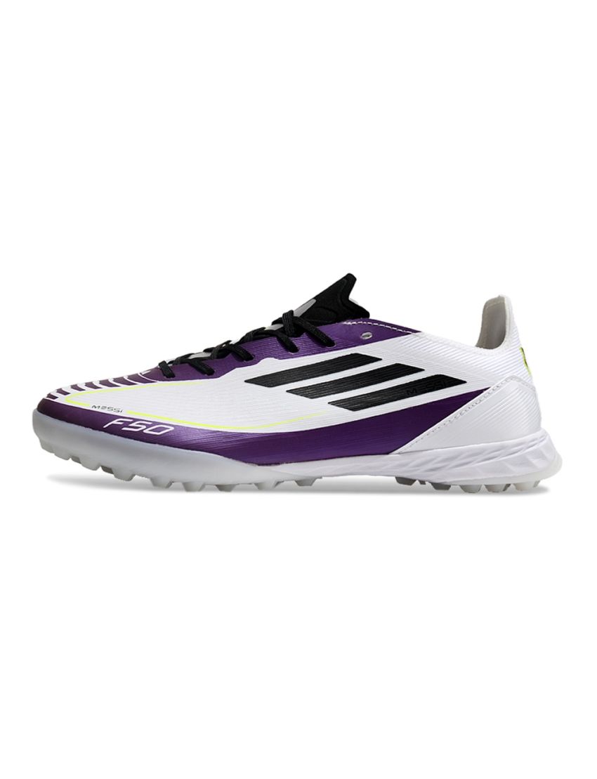 adidas F50 Messi Elite TF Triunfo Estelar - Footwear White/Core Black/Unity Purple