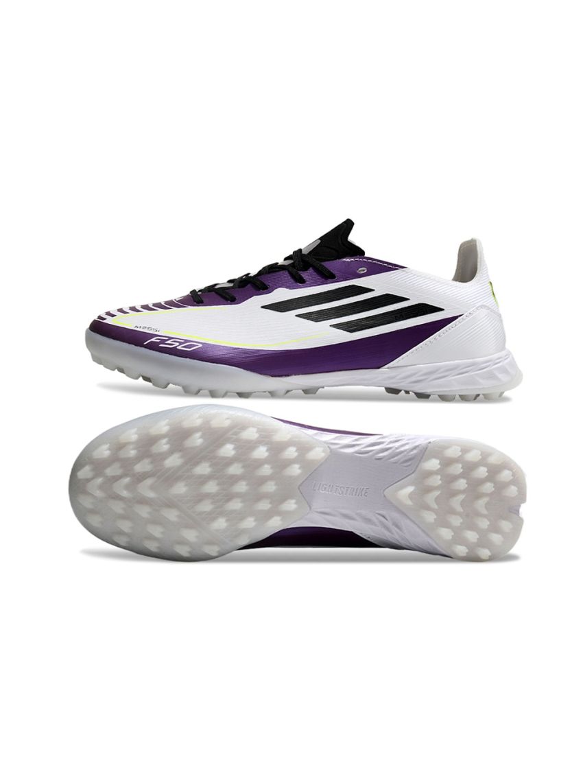 adidas F50 Messi Elite TF Triunfo Estelar - Footwear White/Core Black/Unity Purple