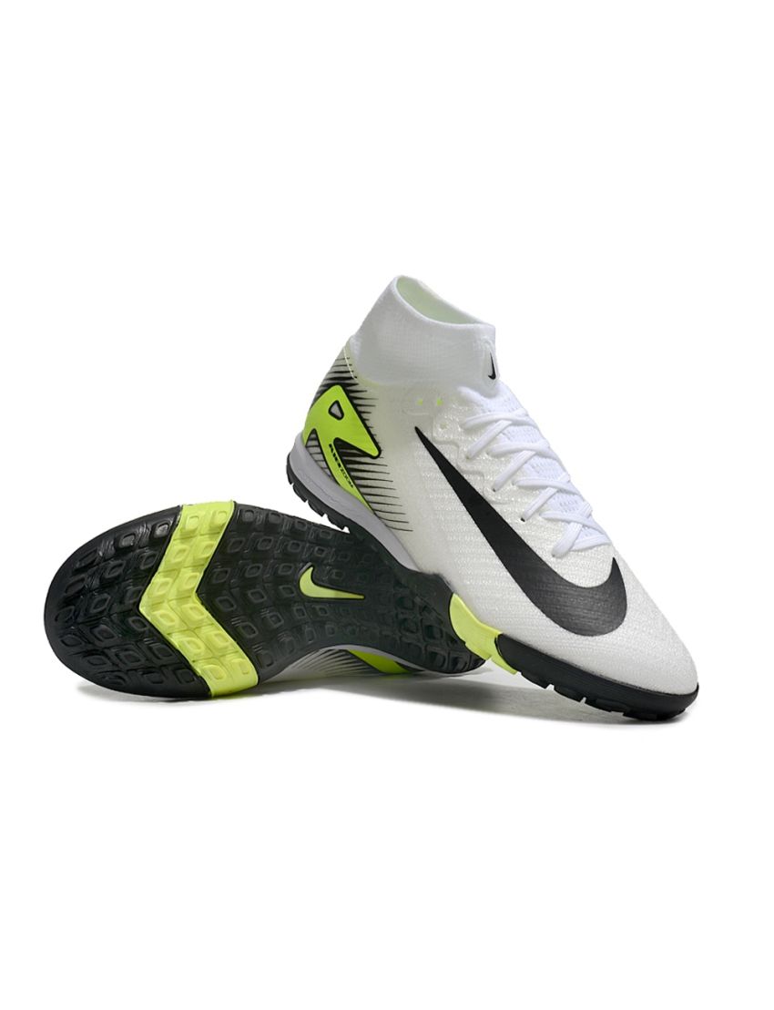 Nike Zoom Mercurial Superfly 10 Elite TF - White/Black/Yellow