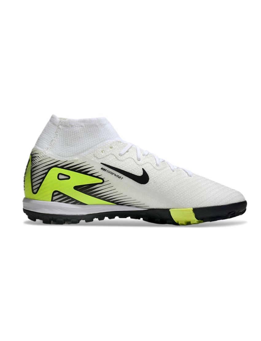 Nike Zoom Mercurial Superfly 10 Elite TF - White/Black/Yellow