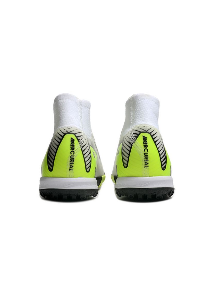Nike Zoom Mercurial Superfly 10 Elite TF - White/Black/Yellow