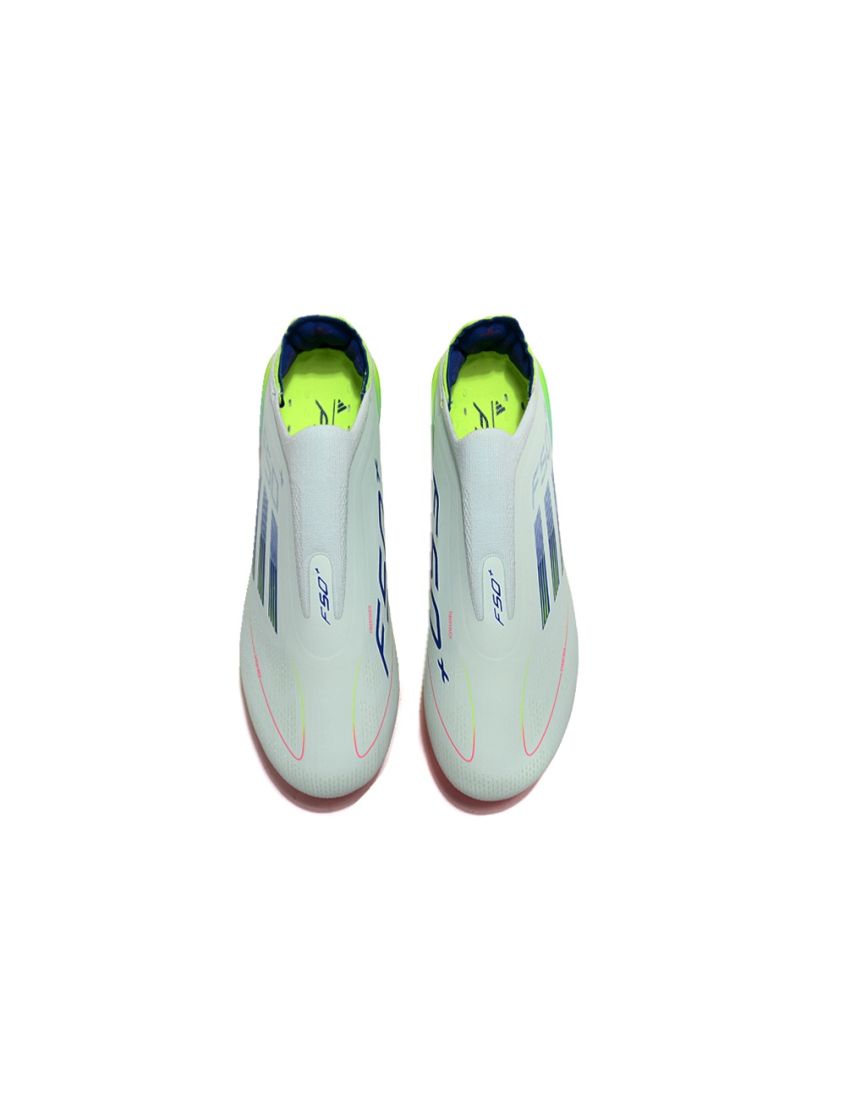 adidas F50+ League Laceless FG Stellar Icon - Almost Blue/Semi Lucid Blue/Semi Solar Yellow