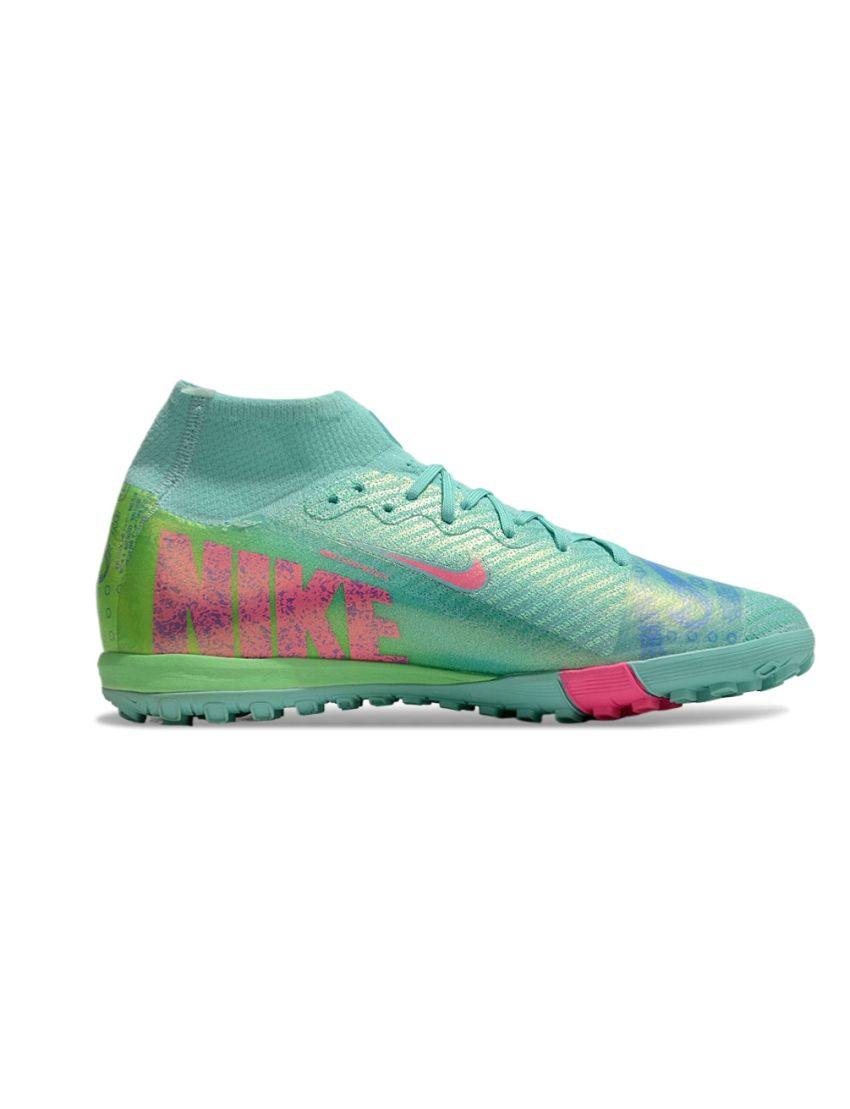 Nike Air Zoom Mercurial Superfly 10 Elite TF Cosmic Speed 2 - Turquoise Green / Pink