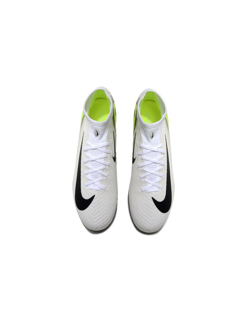 Nike Air Zoom Mercurial Superfly 10 Elite FG - White/Black/Yellow/Gold