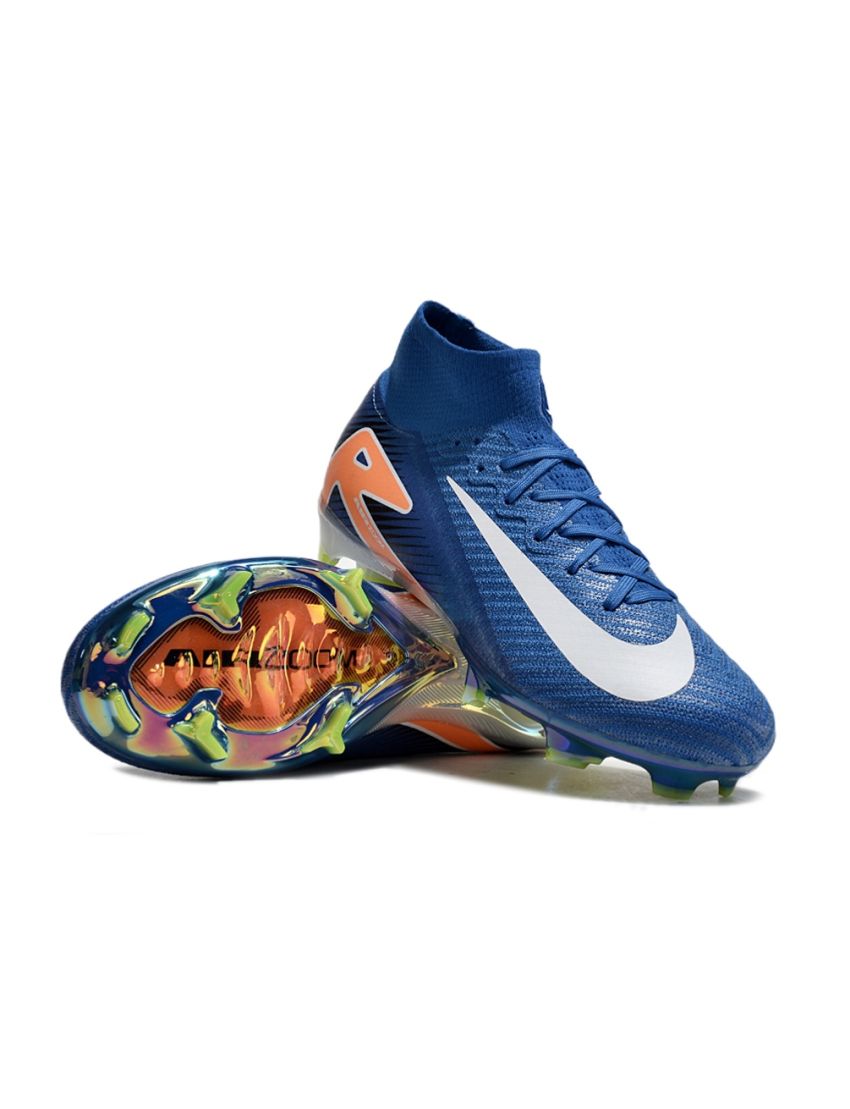 Nike Air Zoom Mercurial Superfly 10 Elite FG Blue White