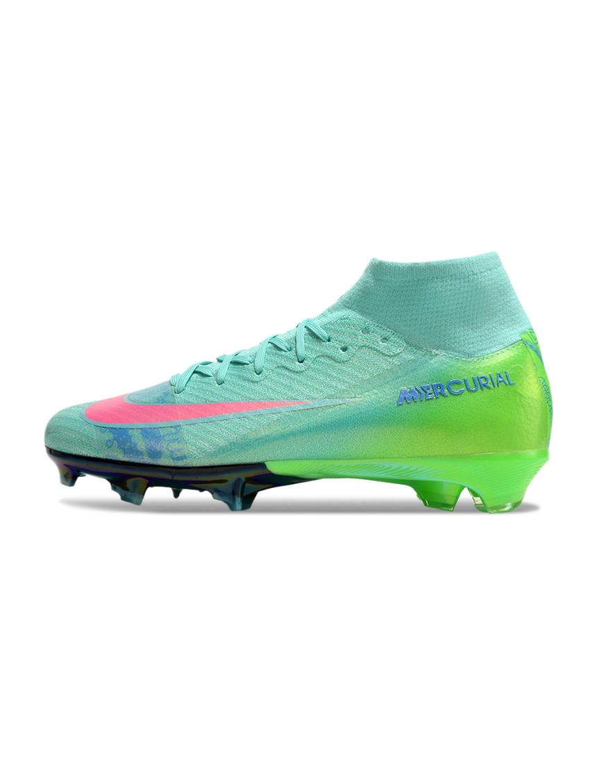 Nike Air Zoom Mercurial Superfly 10 Elite FG Cosmic Speed 2 - Turquoise Green / Pink