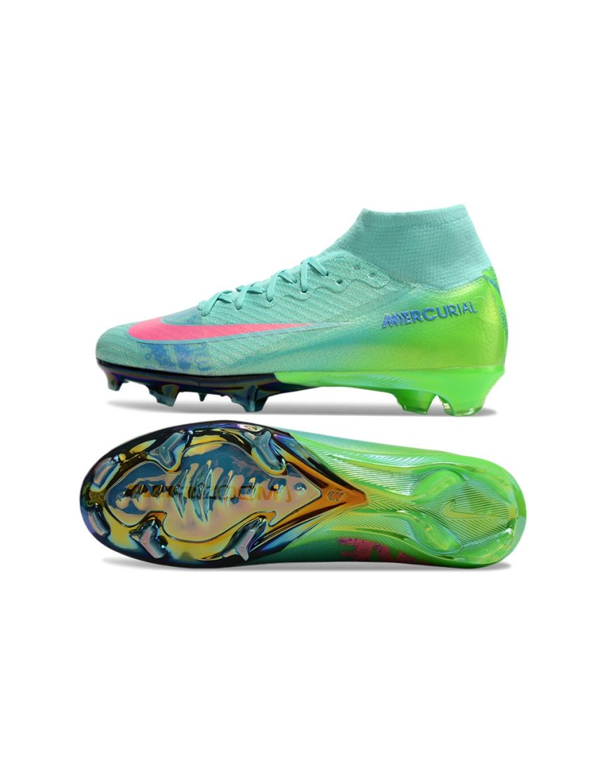 Nike Air Zoom Mercurial Superfly 10 Elite FG Cosmic Speed 2 - Turquoise Green / Pink