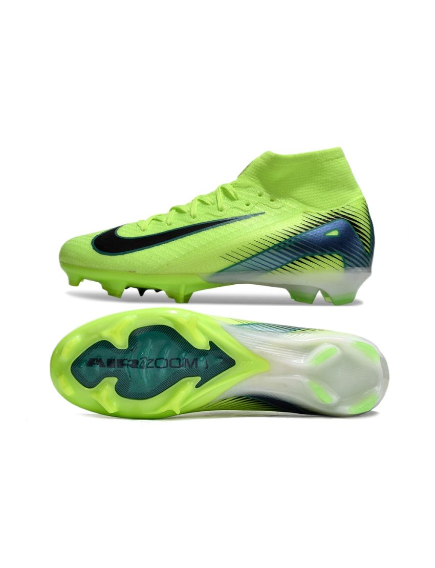 Nike Air Zoom Mercurial Superfly 10 Elite FG Green Black