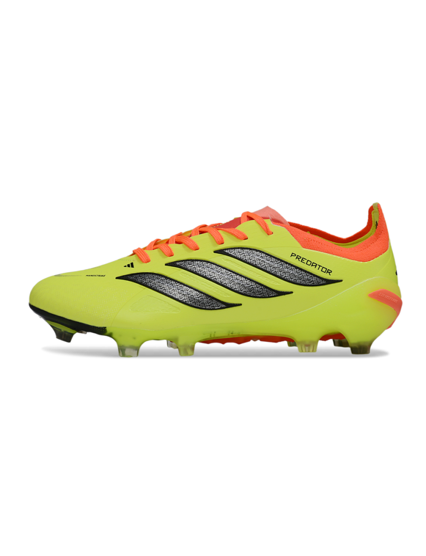 Adidas Predator 26 Elite FG Yellow Silver Red