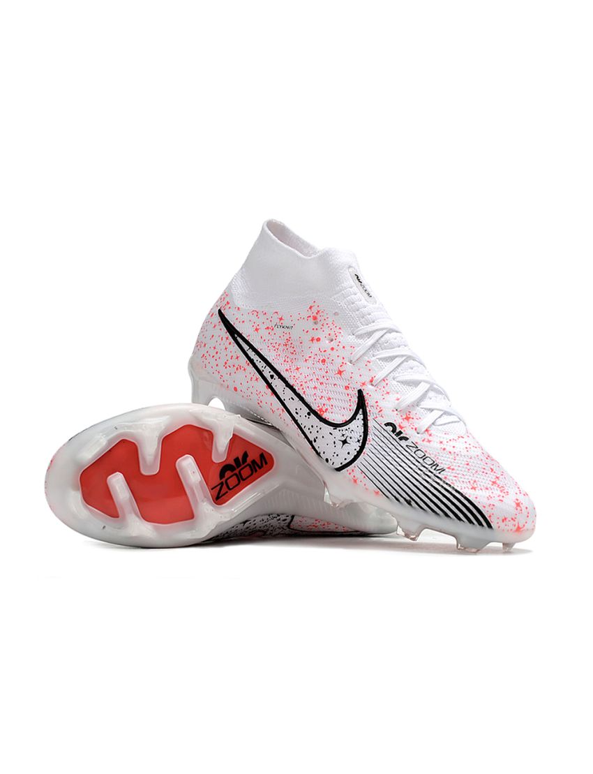 Nike Air Zoom Mercurial Superfly 9 Elite FG White Black Pink