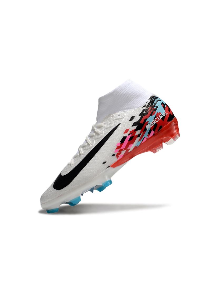 Nike Air Zoom Mercurial Superfly 10 Elite FG White Black Blue Red
