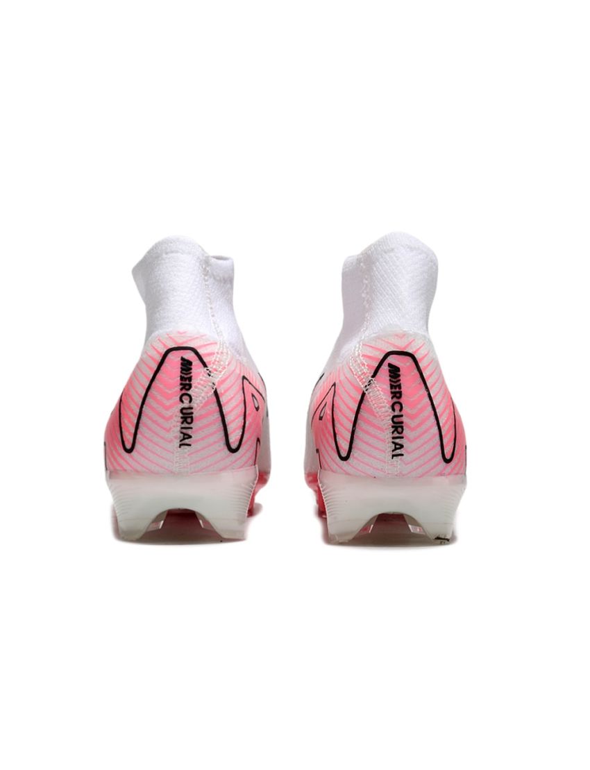 Nike Air Zoom Mercurial Superfly 10 Elite FG White Black Pink