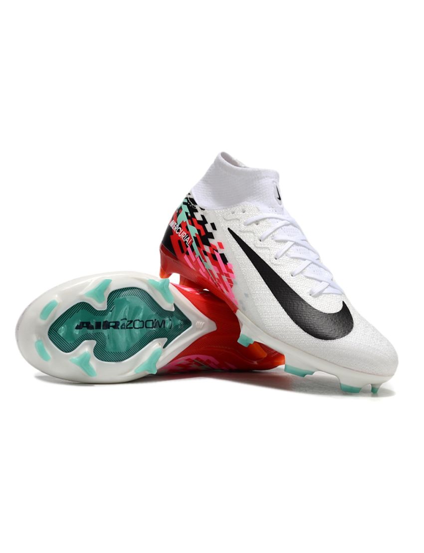 Nike Air Zoom Mercurial Superfly 10 Elite FG White Black Red