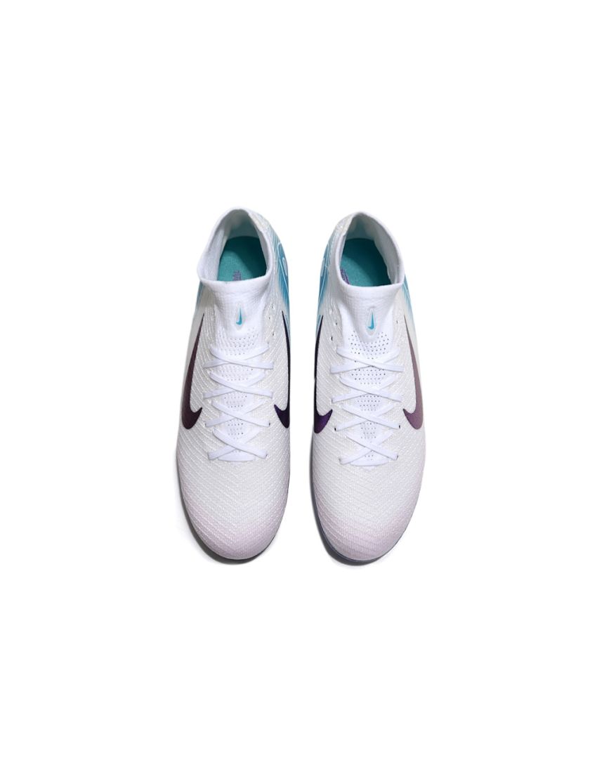 Nike Air Zoom Mercurial Superfly 10 Elite FG White Purple Blue 