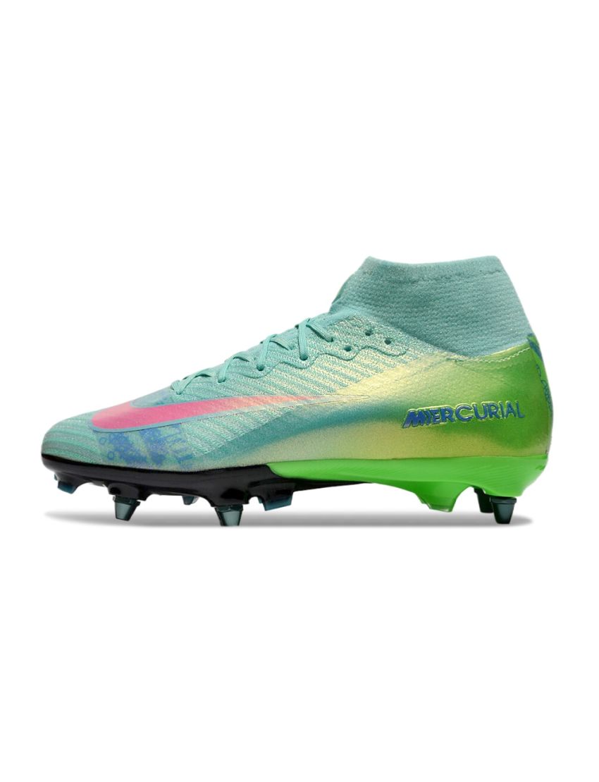Nike Air Zoom Mercurial Superfly 10 Elite SG-Pro Cosmic Speed 2 - Turquoise Green / Pink
