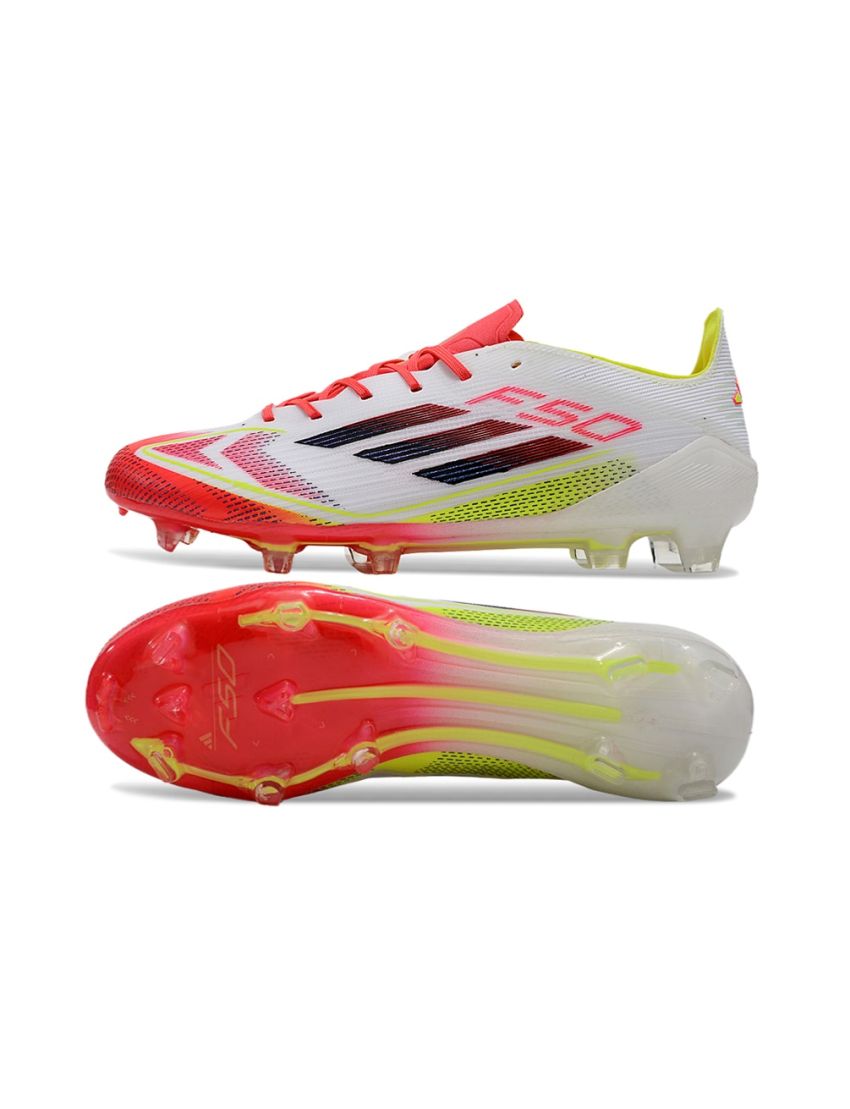 Adidas F50 Elite FG Pure Victory - White/Black/Solar Yellow/Solar