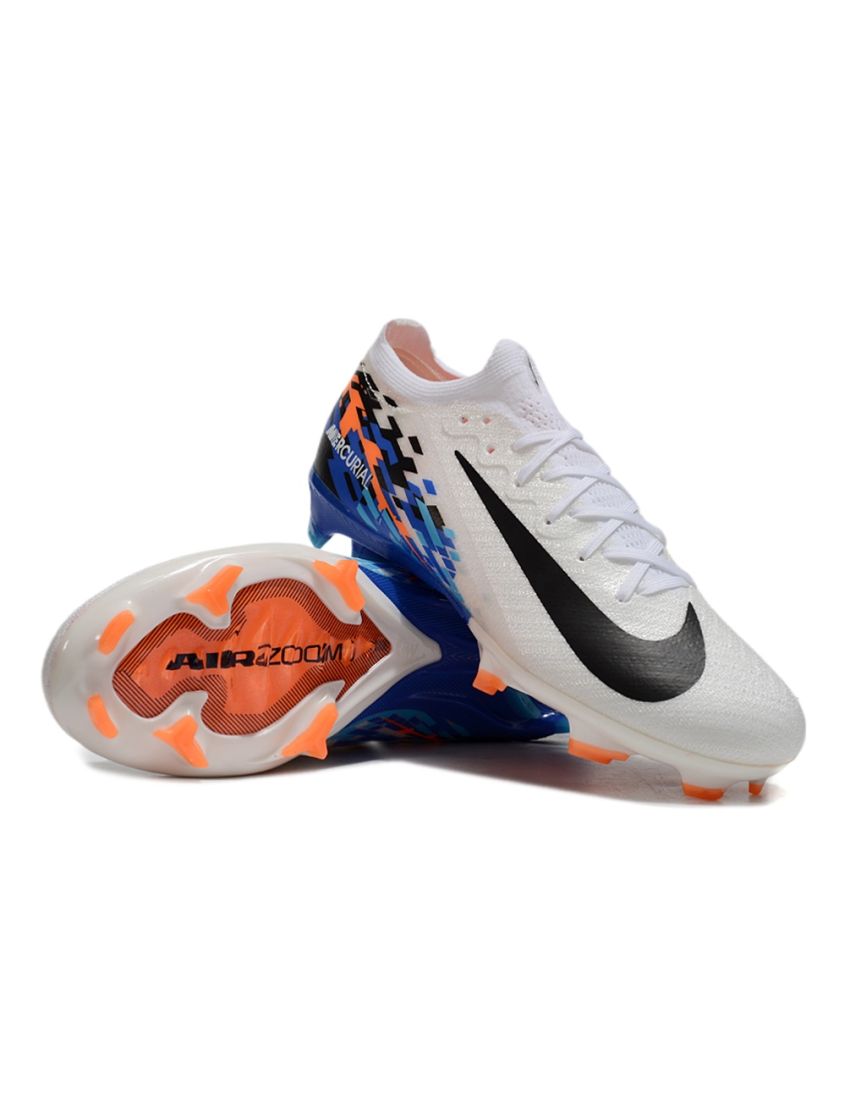 Nike Air Zoom Mercurial Vapor 16 Elite FG White Black Blue