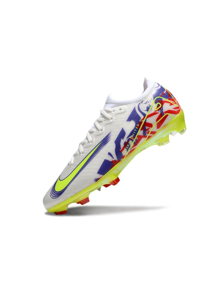 Nike Air Zoom Mercurial Vapor 16 Elite FG White Purple Yellow Red