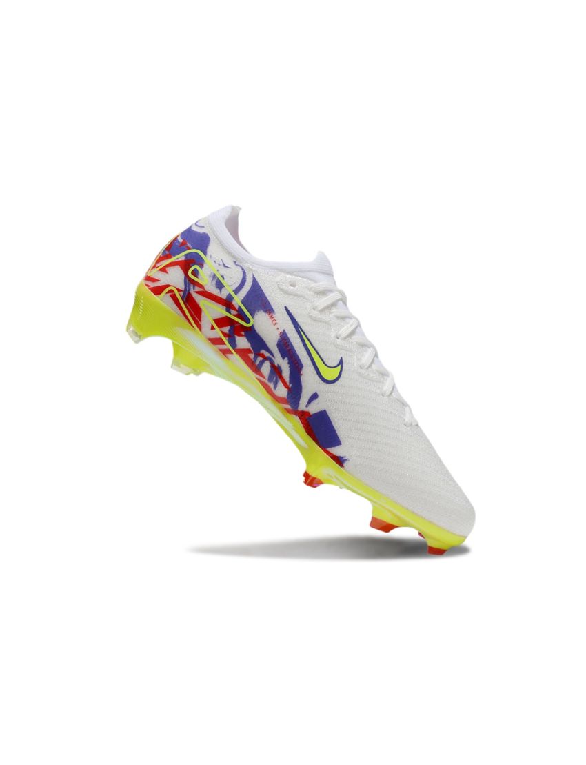 Nike Air Zoom Mercurial Vapor 16 Elite FG White Purple Yellow Red