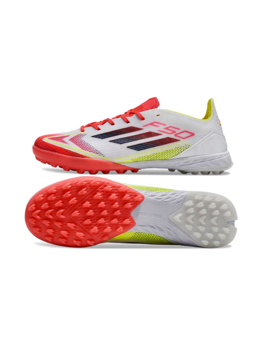 Adidas F50 Pro TF Pure Victory - White/Black/Solar Yellow/Solar