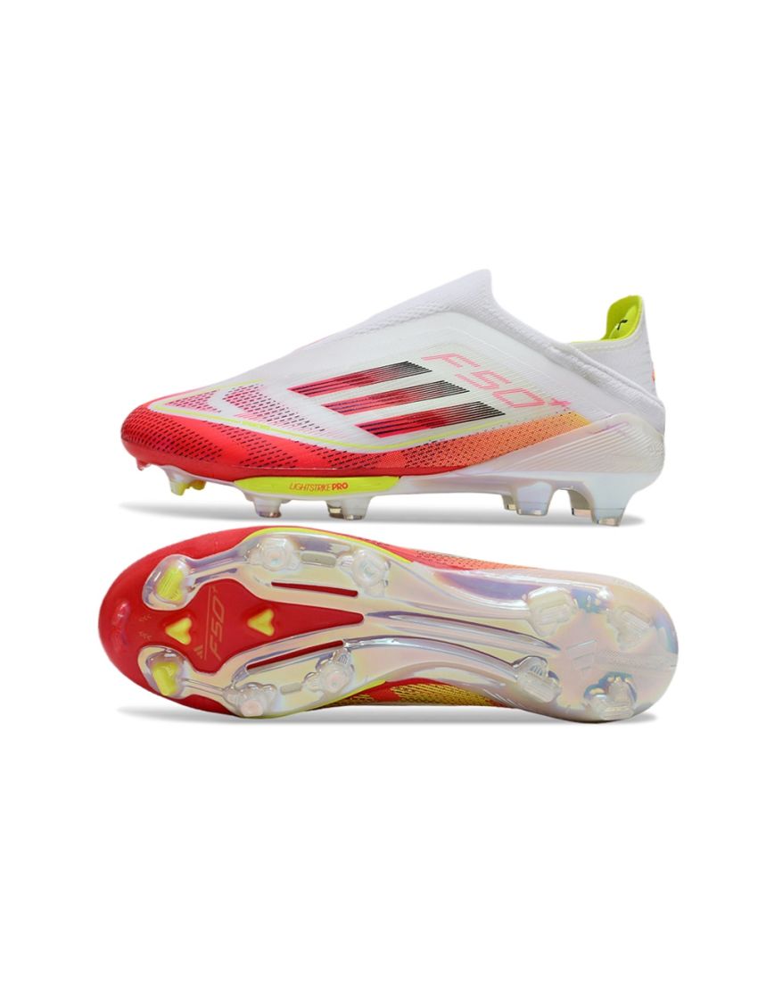 Adidas F50+ Elite FG Pure Victory - White/Black/Solar Yellow/Solar