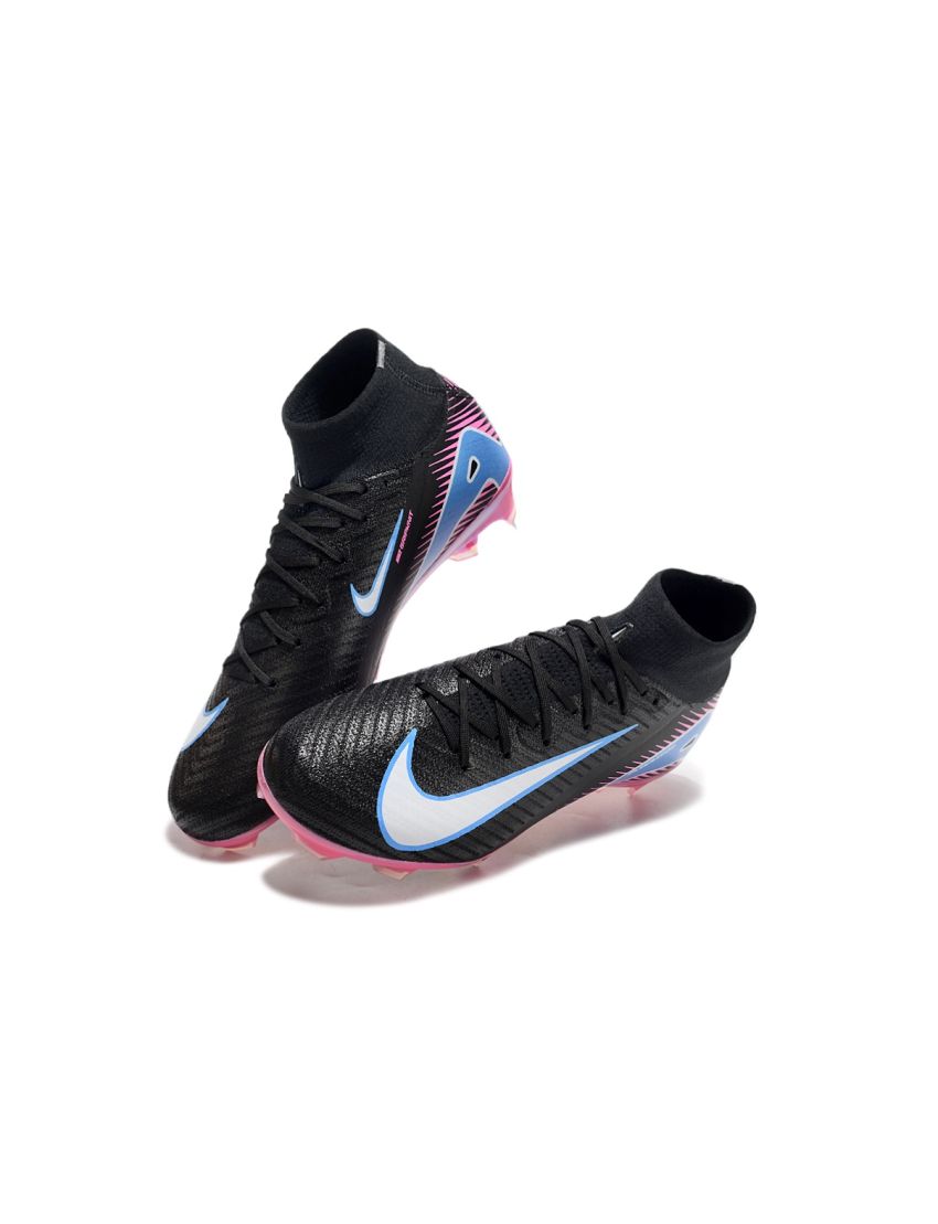 Nike Air Zoom Mercurial Superfly 10 Elite FG Black White Pink