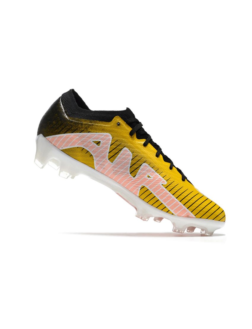 Nike Air Zoom Mercurial Vapor 15 Elite FG KM 201 Yellow Black